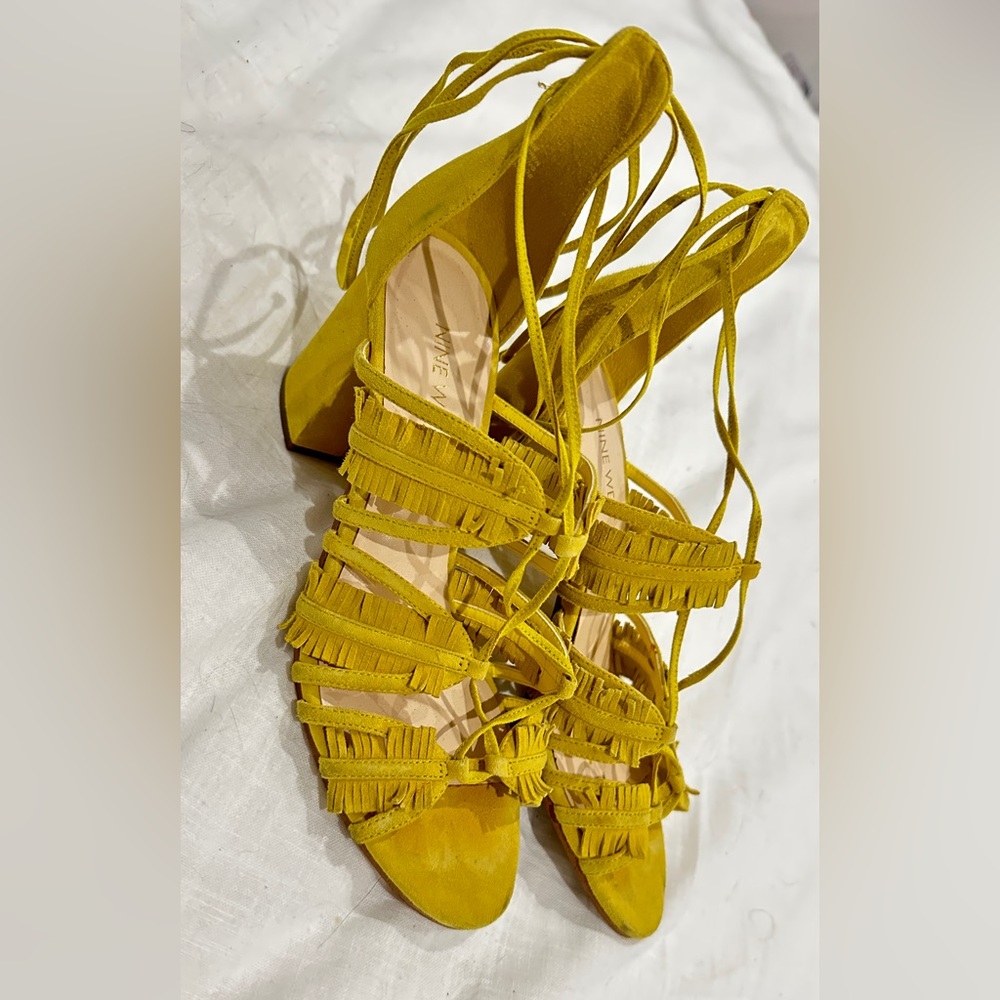 Nine West strappy heels